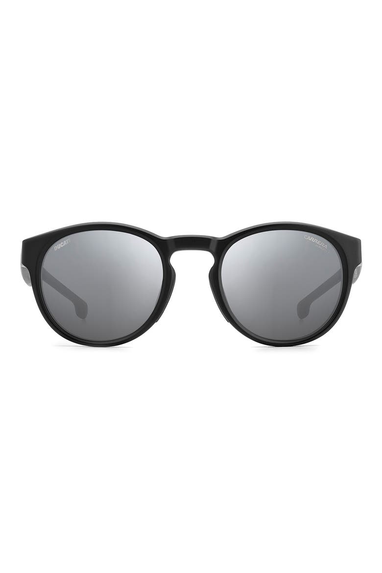51mm Carduc Round Sunglasses, Main, color, BLACK GREY