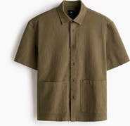 H&M Relaxed Fit Linen-blend Shirt