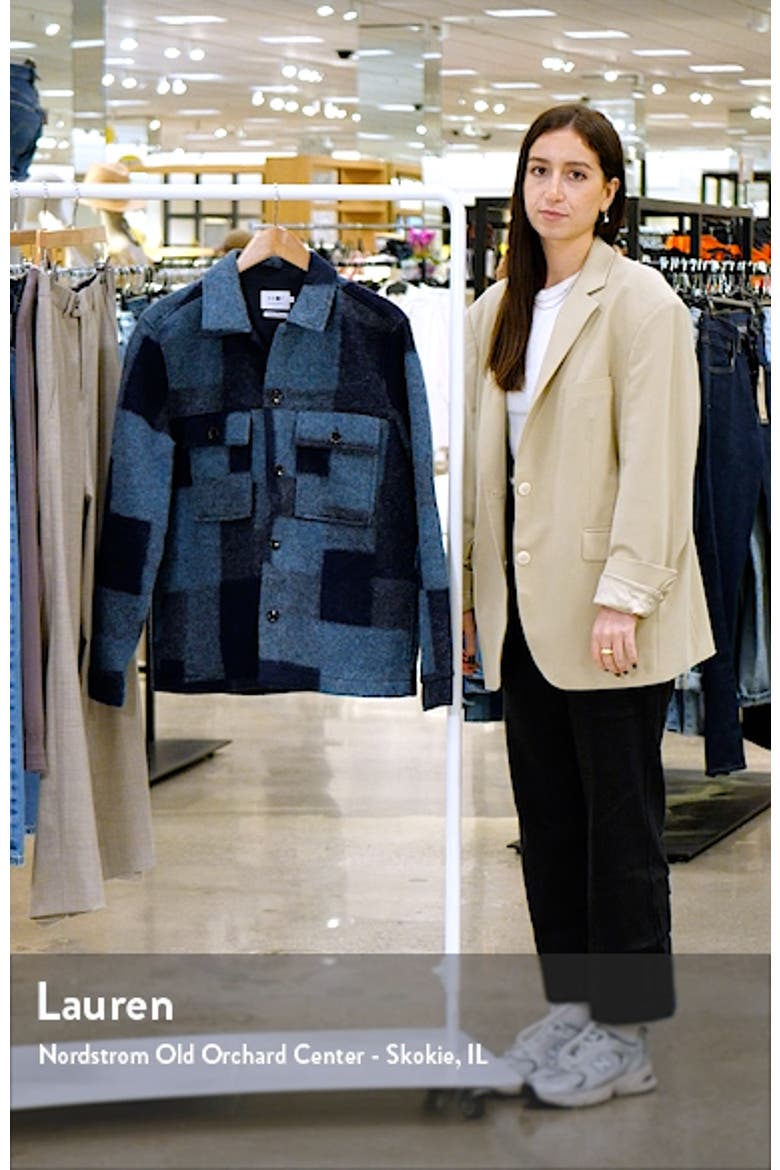 Wilas Wool Blend Shirt Jacket video