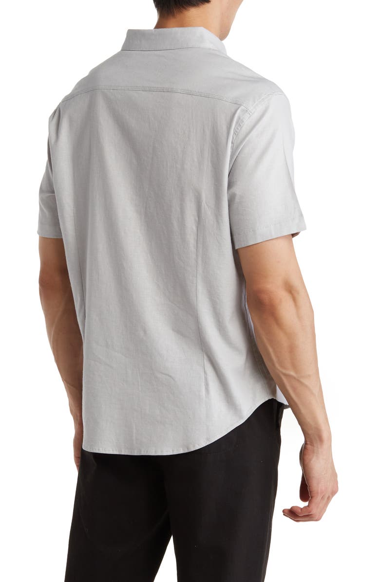 PTO Island Short Sleeve Button-Up Shirt, Alternate, color, 