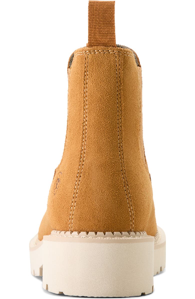 Ariat Lug Sole Chelsea Boot, Alternate, color, Wheat Suede