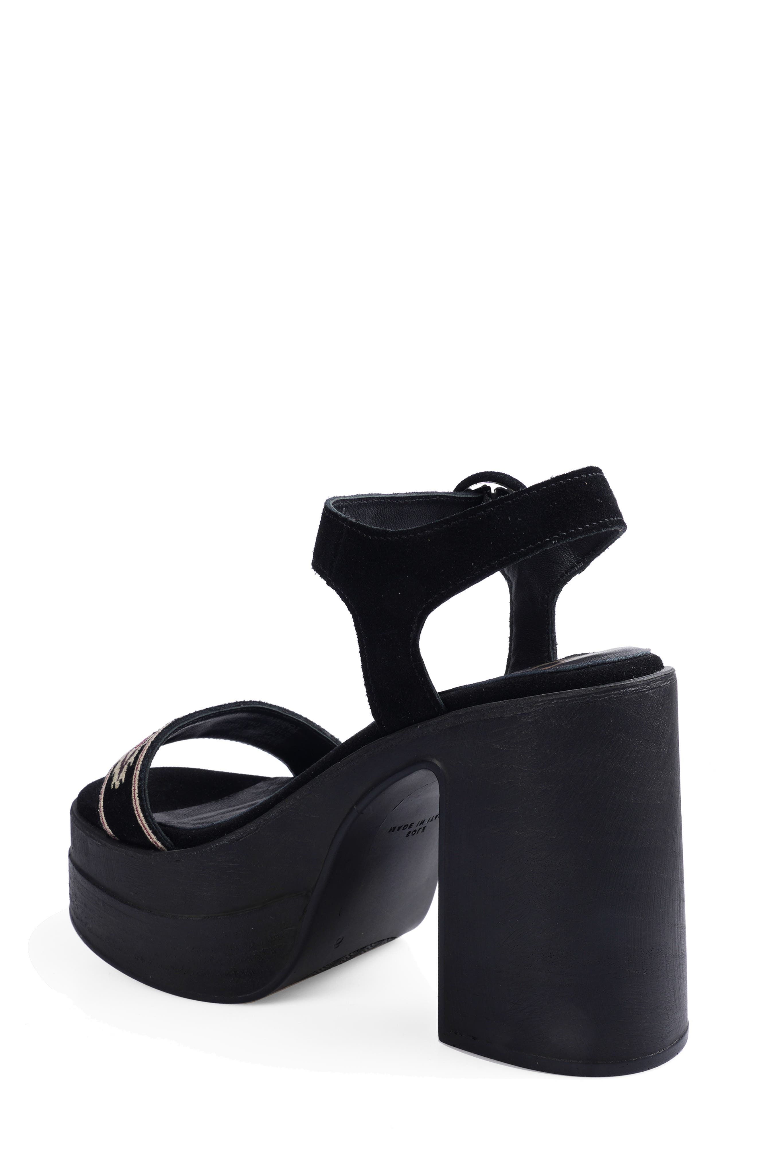 Candie's Torina Platform Sandal, Alternate, color, Black