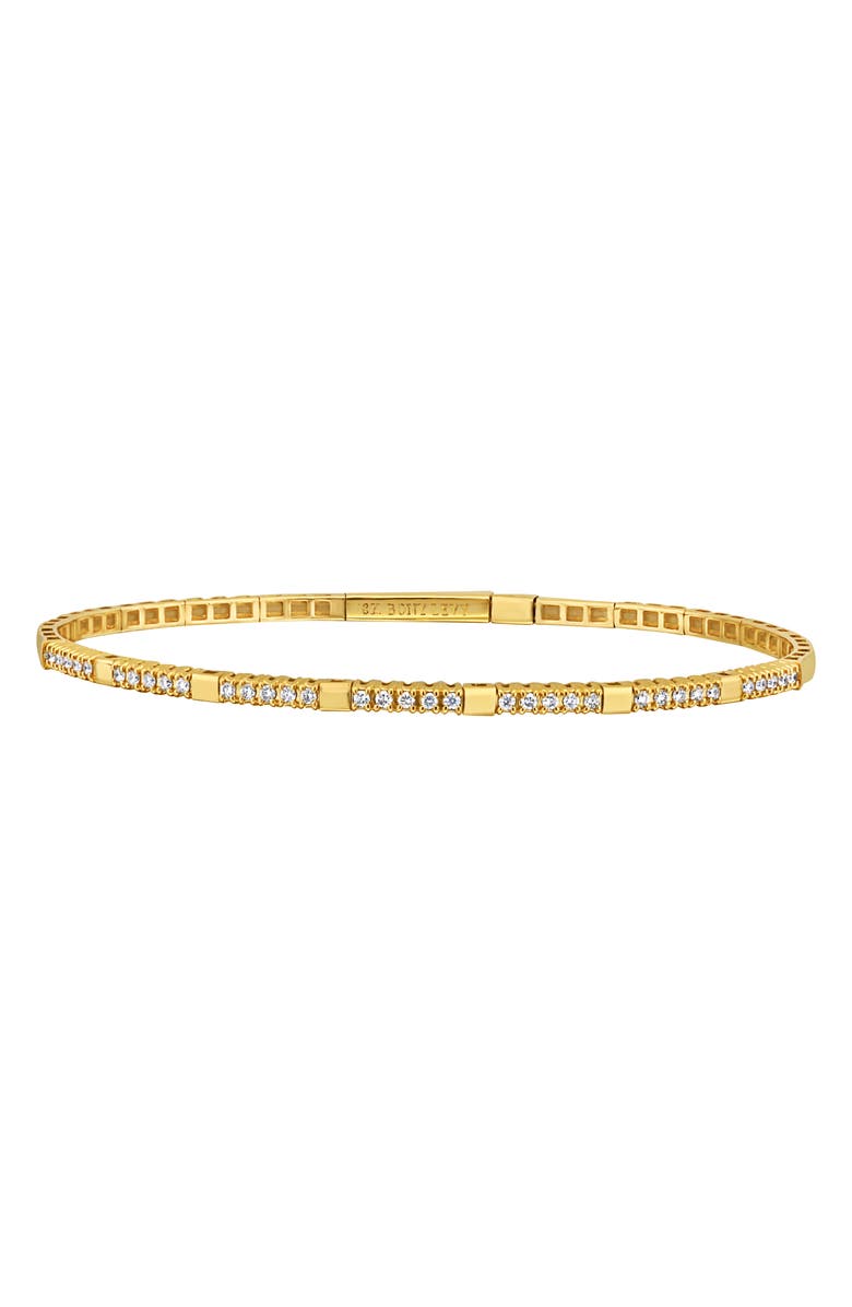 Bony Levy Cleo Diamond Bangle Bracelet, Main, color, 18K Yellow Gold