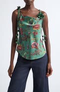 Cinq à Sept Marta Floral Cowl Neck Camisole