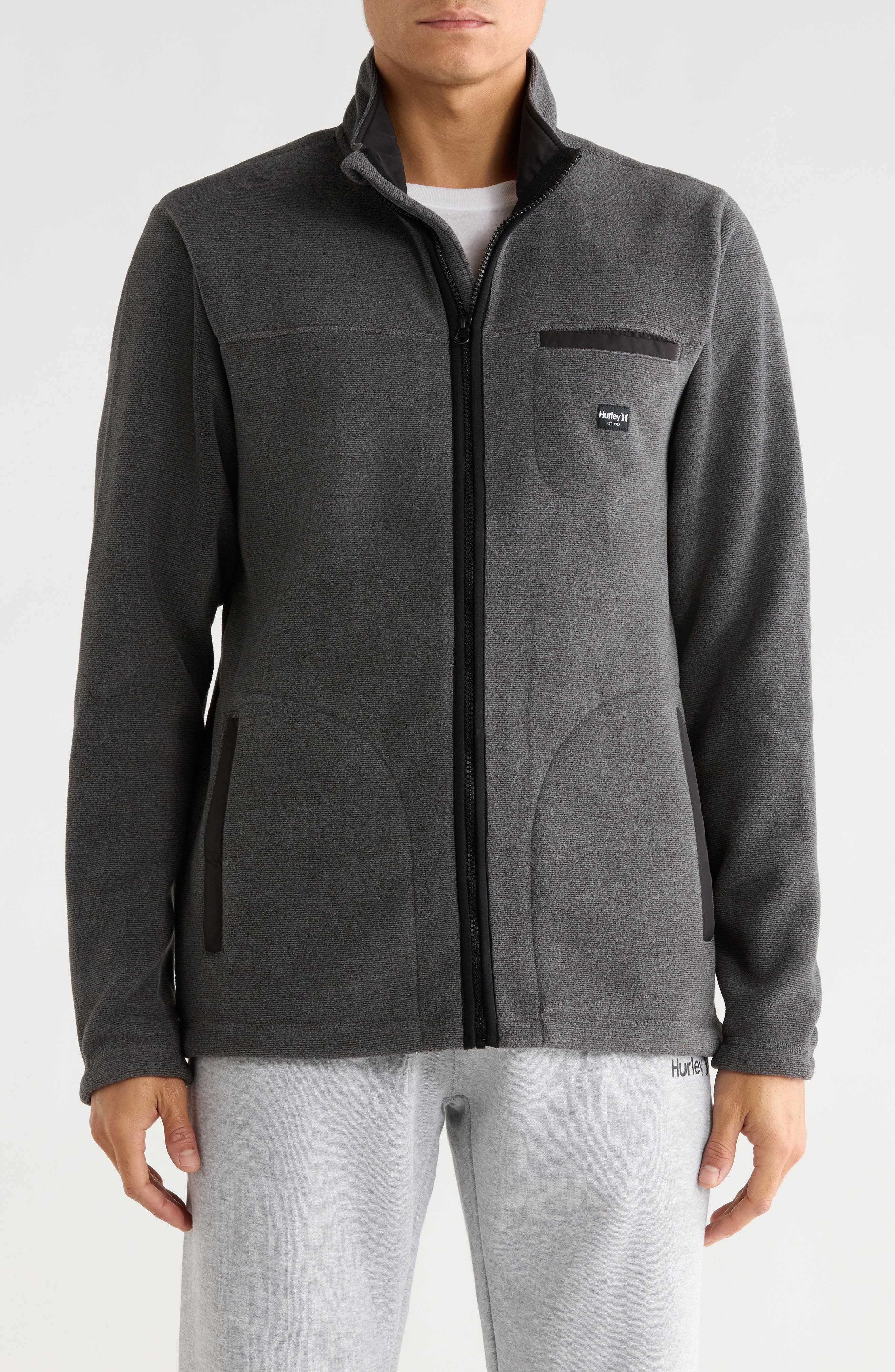 Hurley Mixed Media Full Zip Jacket