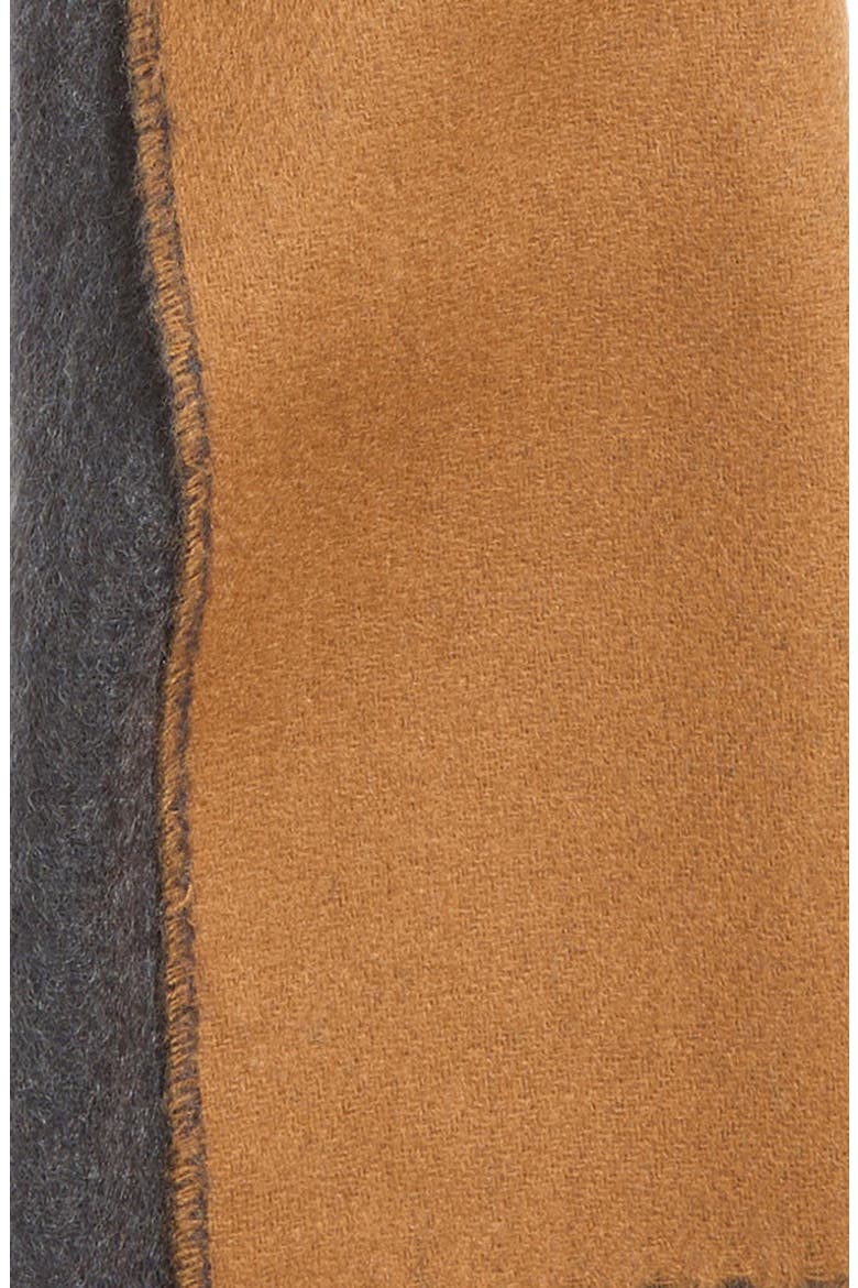 Contrast Reversible Cashmere Scarf, Alternate, color, VNTG VCN CHR RU7649