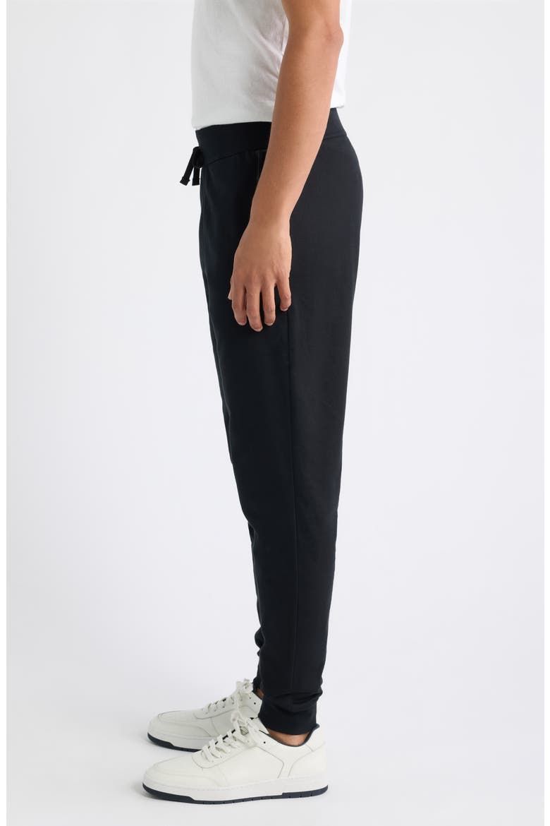 Authentic Cotton Lounge Joggers, Alternate, color, BLACK