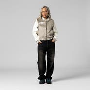 Mitchell & Ness Women's Mitchell & Ness  Tan Detroit Lions Full-Snap Varsity Jacket