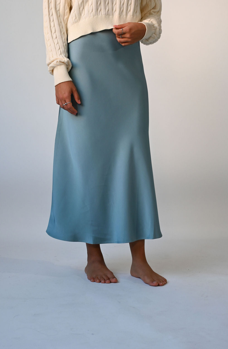 By Tess Collection Ella Skirt, Alternate, color, Champagne