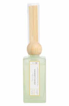 PORTOFINO CANDLES Fresh Gardenia Milk Glass Reed Diffuser
