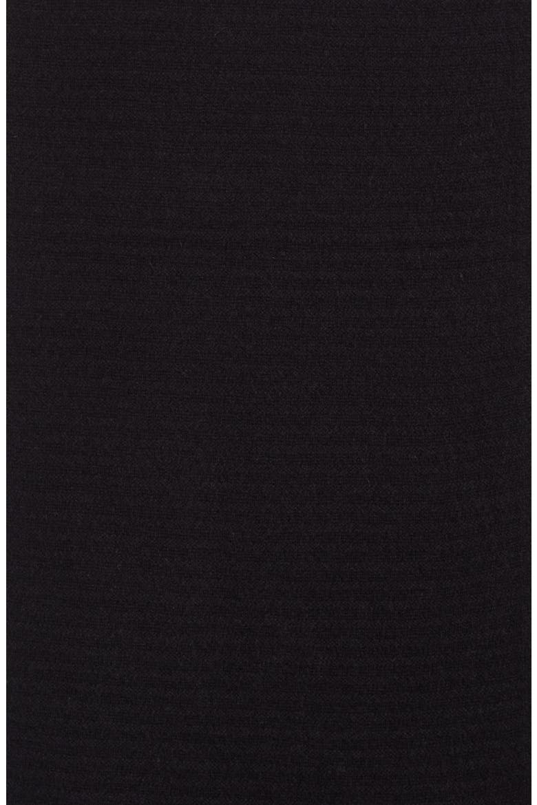 Cashmere Rib Scarf, Alternate, color, BLACK ROCK