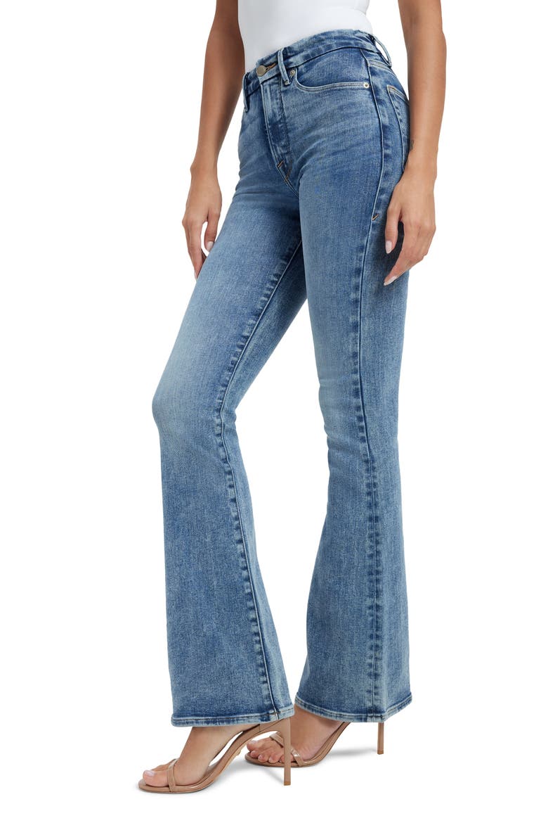Good Classic High Waist Bootcut Jeans, Alternate, color, INDIGO254