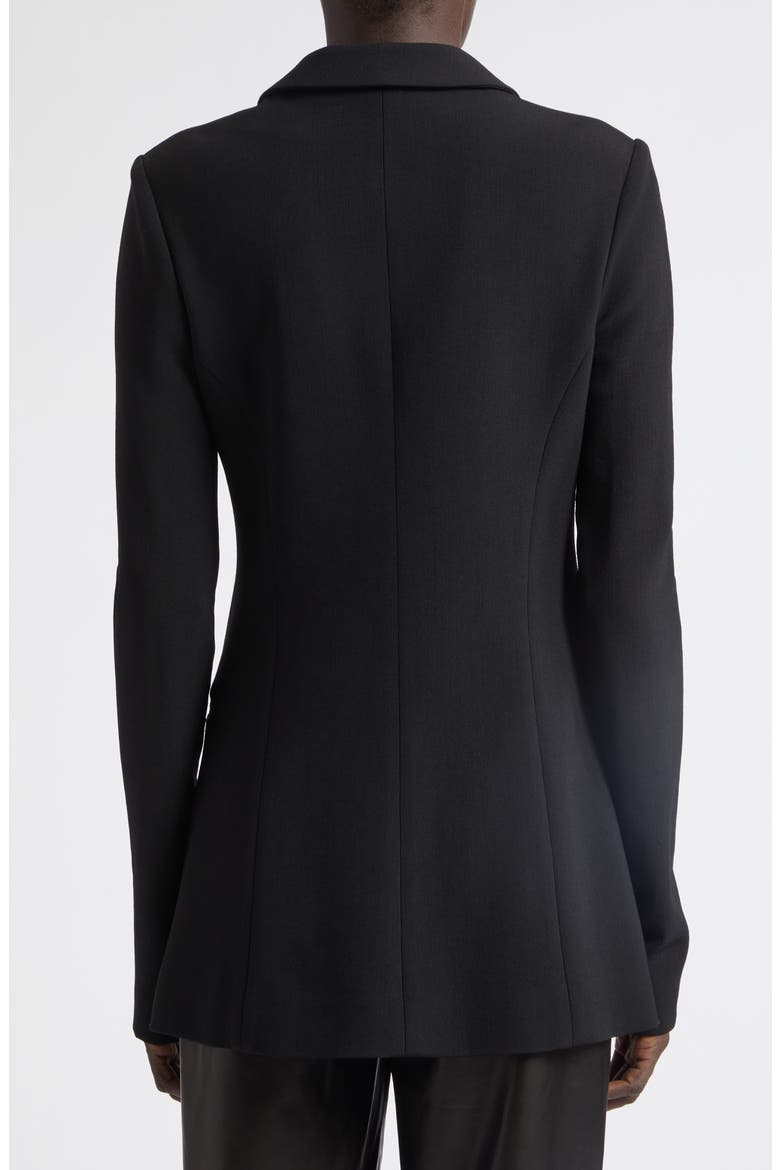 Slim Wool Blend Blazer, Alternate, color, BLACK