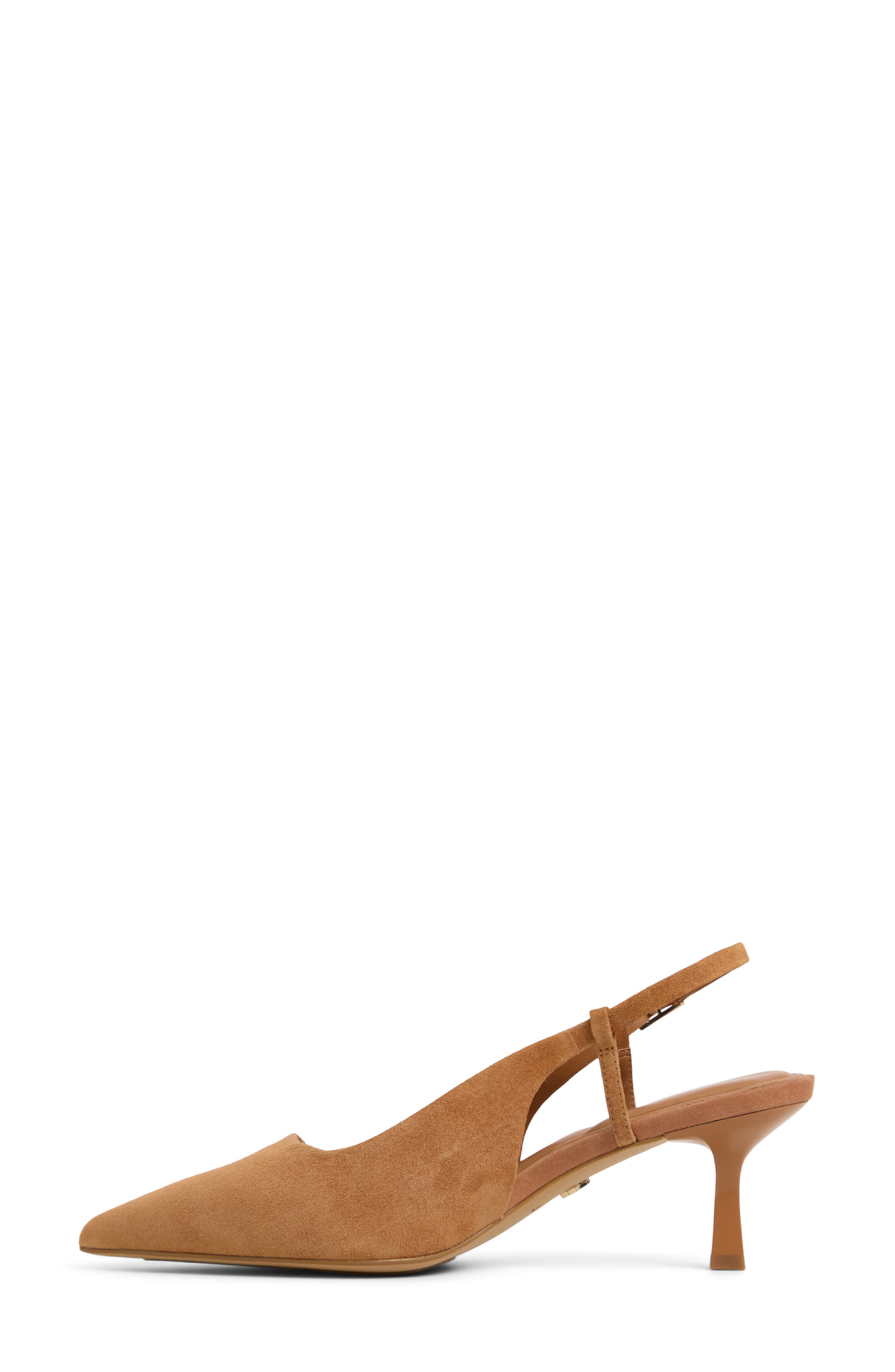 Adan Pointed Toe Slingback Pump, Alternate, color, LIGHT BROWN
