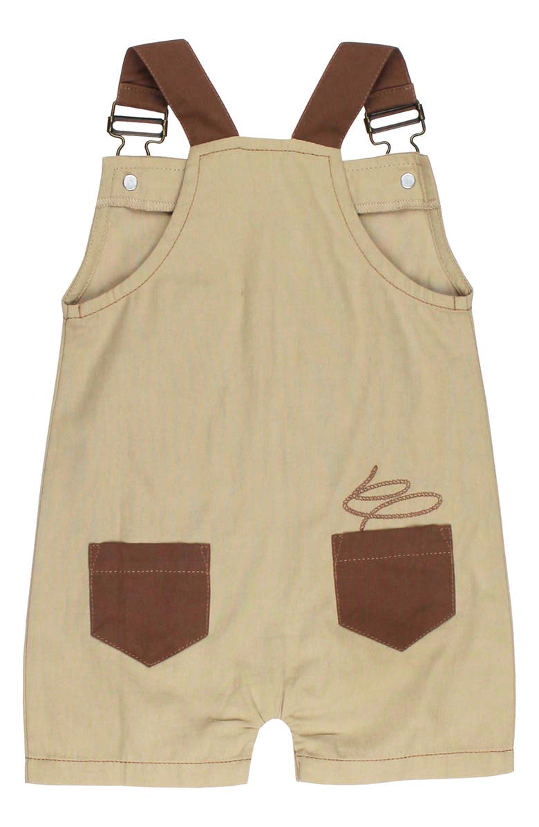 L'ovedbaby Western Organic Cotton Twill Overalls, Alternate, color, 
