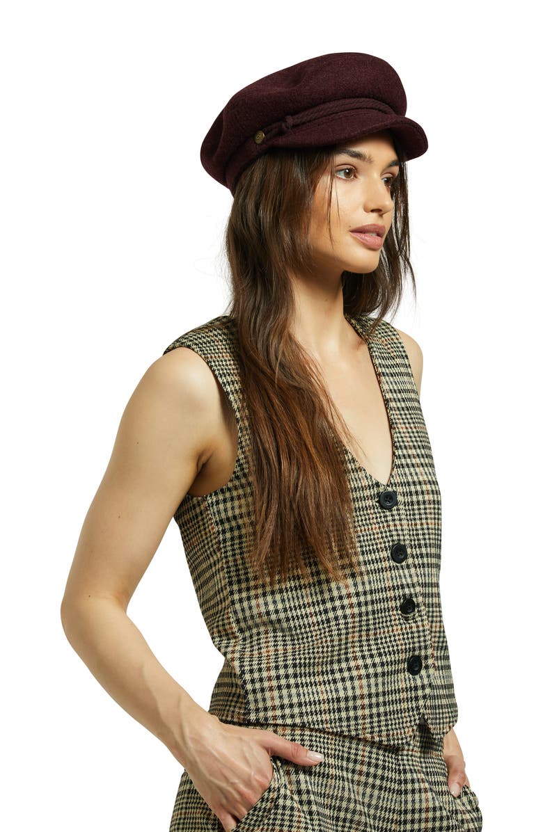 Brixton Fiddler Wool Blend Fisherman Cap, Alternate, color, 