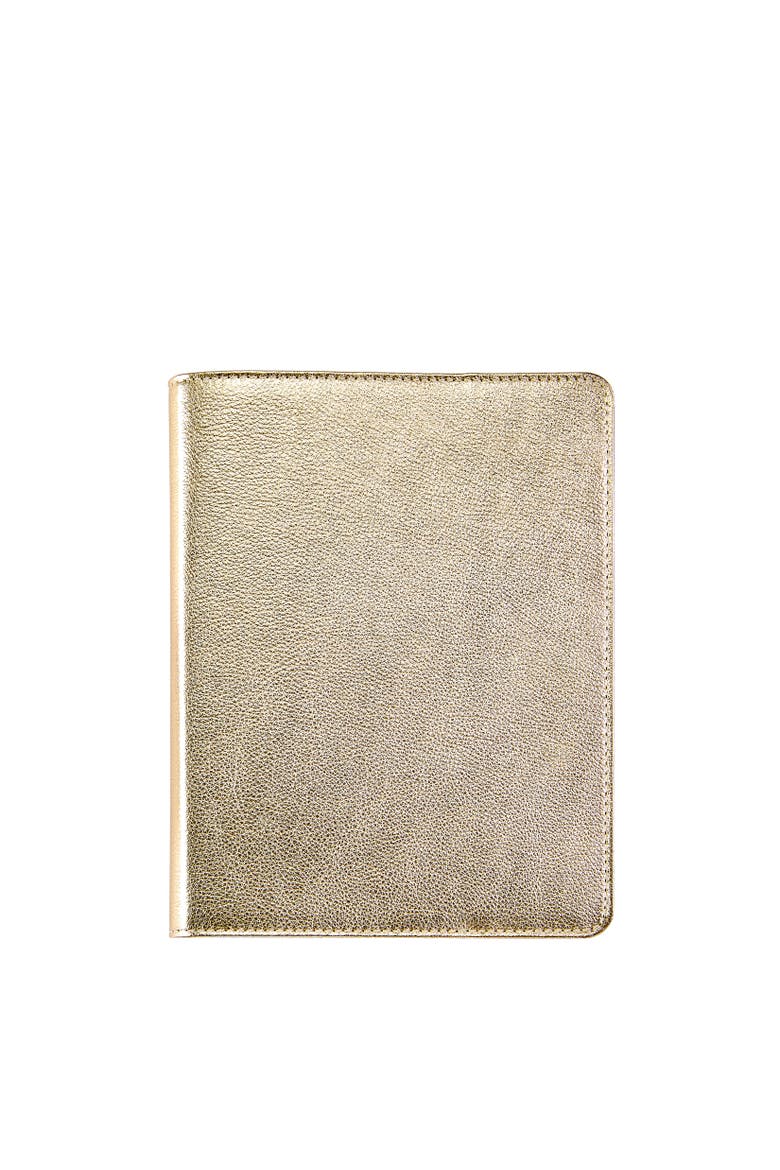 9" Refillable Notebook, Alternate, color, White Gold