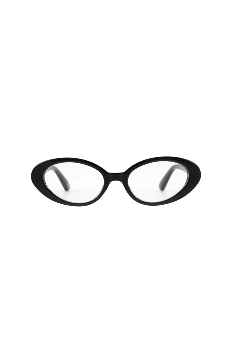 Bloom Sunglasses, Main, color, Gloss Black - Clear Lens
