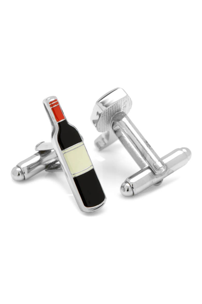 Wine Snob Tie Bar & Cuff Links Set, Alternate, color, MULTI