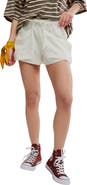 Free People Good Fortune Linen & Cotton Shorts