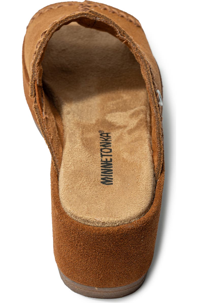 Minnetonka Paislee Wedge Sandal, Alternate, color, Brown