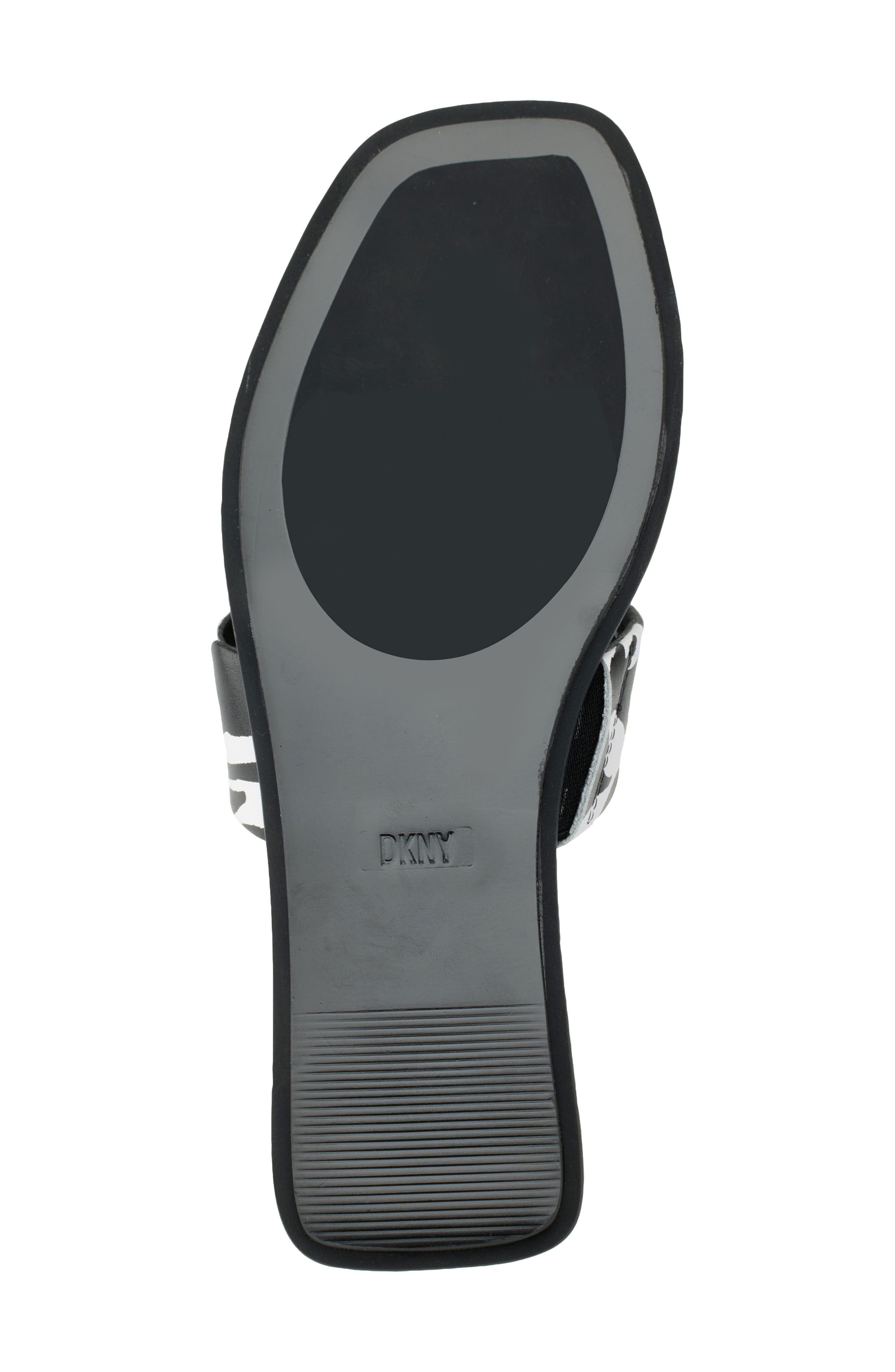 DKNY Deja Flip Flop, Alternate, color, Black/ White