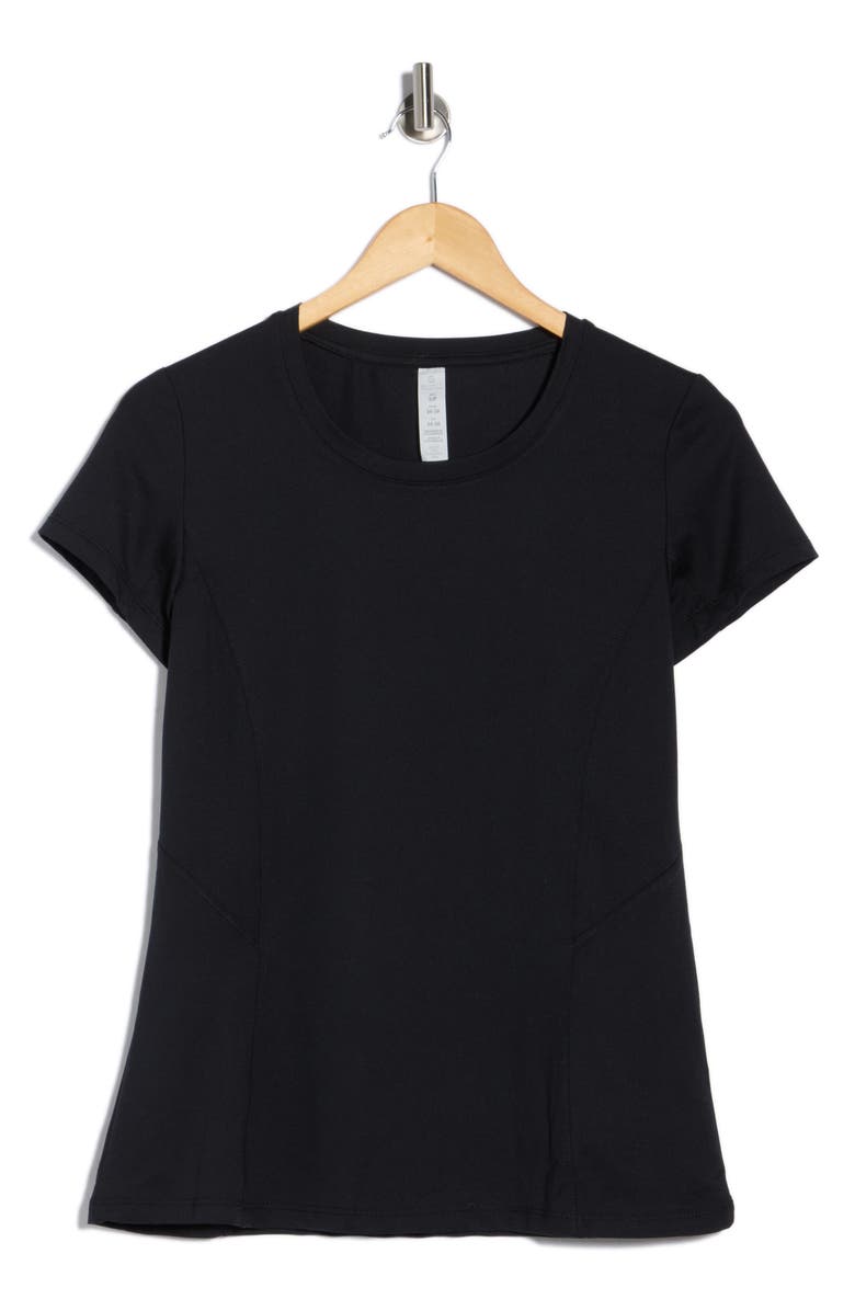 BALANCE COLLECTION Sport Knit T-Shirt, Main, color, Black