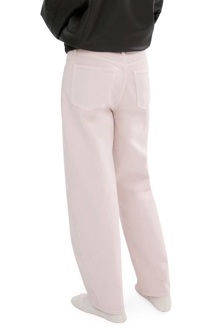 High Waist Barrel Jeans, Alternate, color, PINK