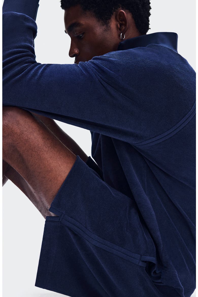Courtside Terry Shorts, Alternate, color, INKWELL