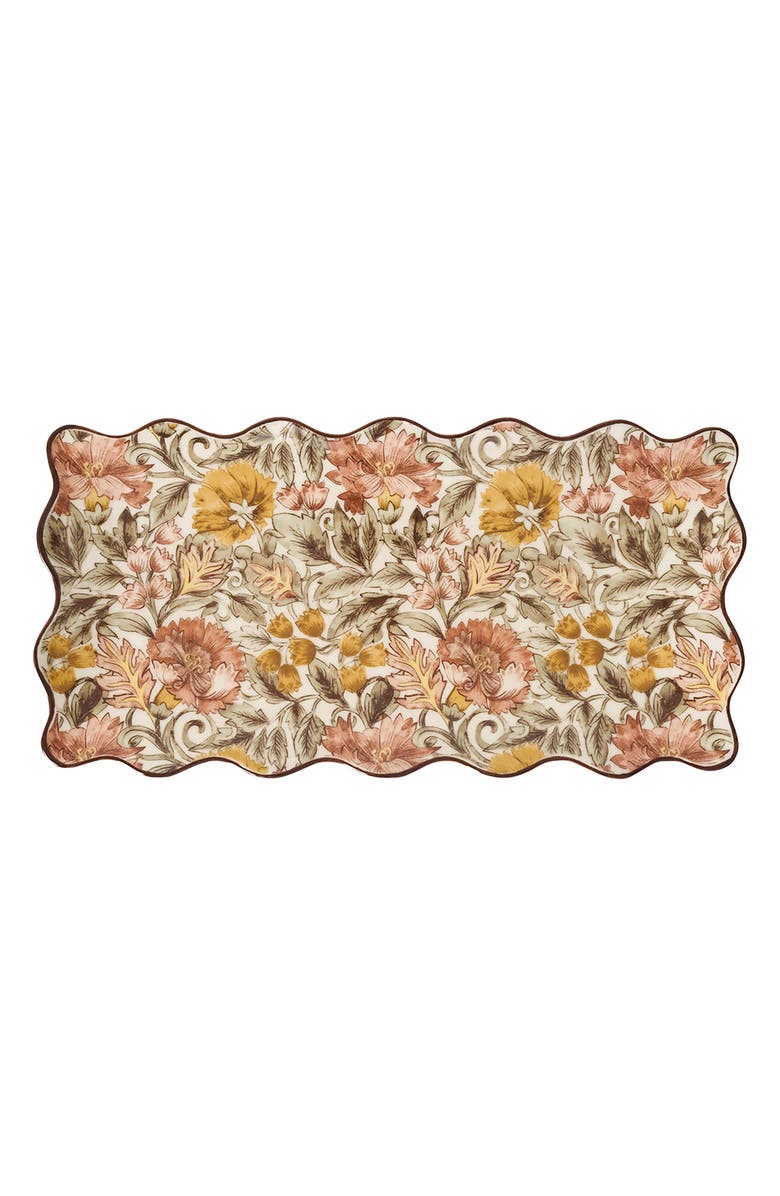 Juliska Willa Hostess Tray, Main, color, Amber