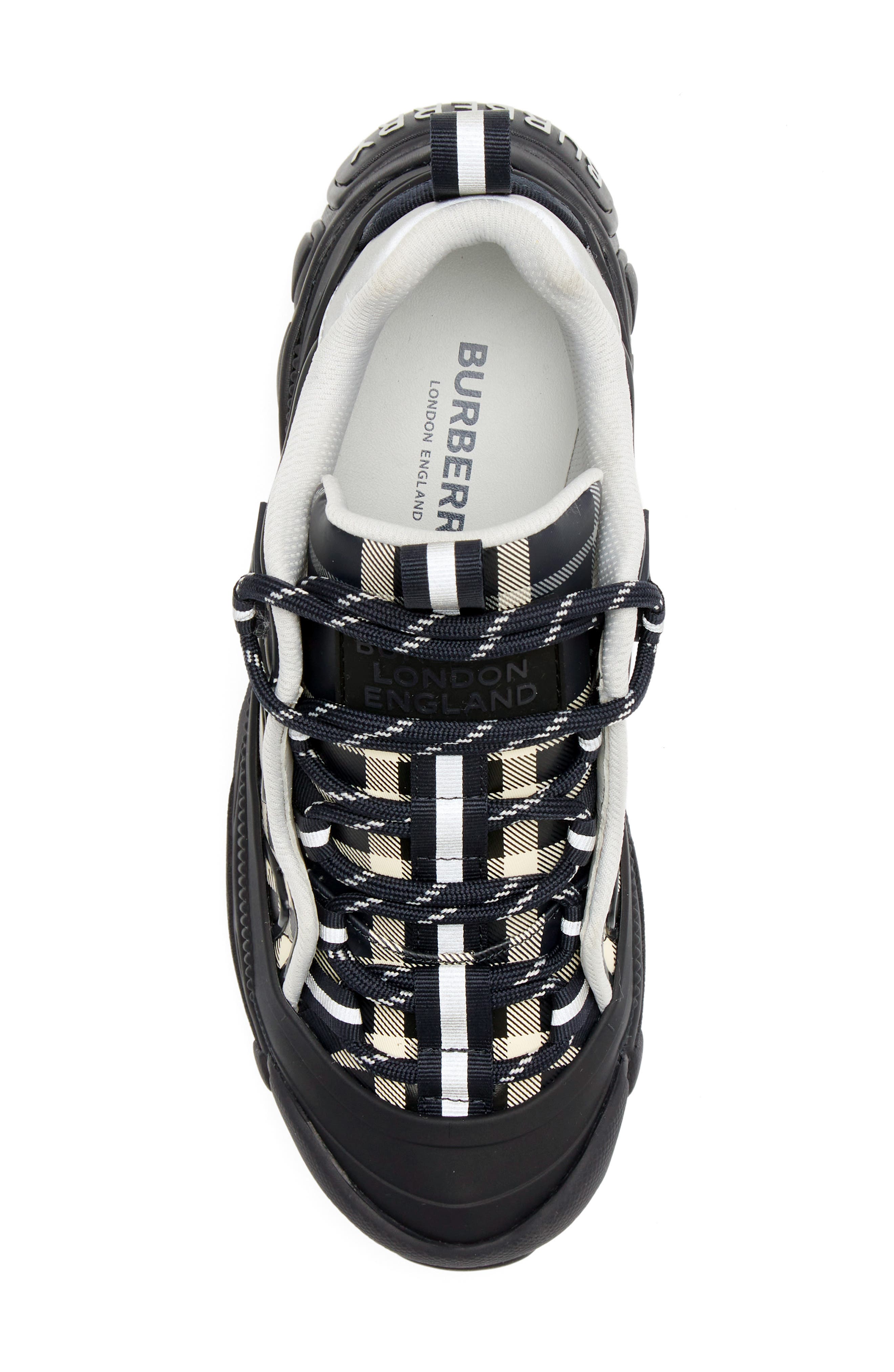 Burberry Kids' Arthur Vintage Check Sneaker, Alternate, color, 