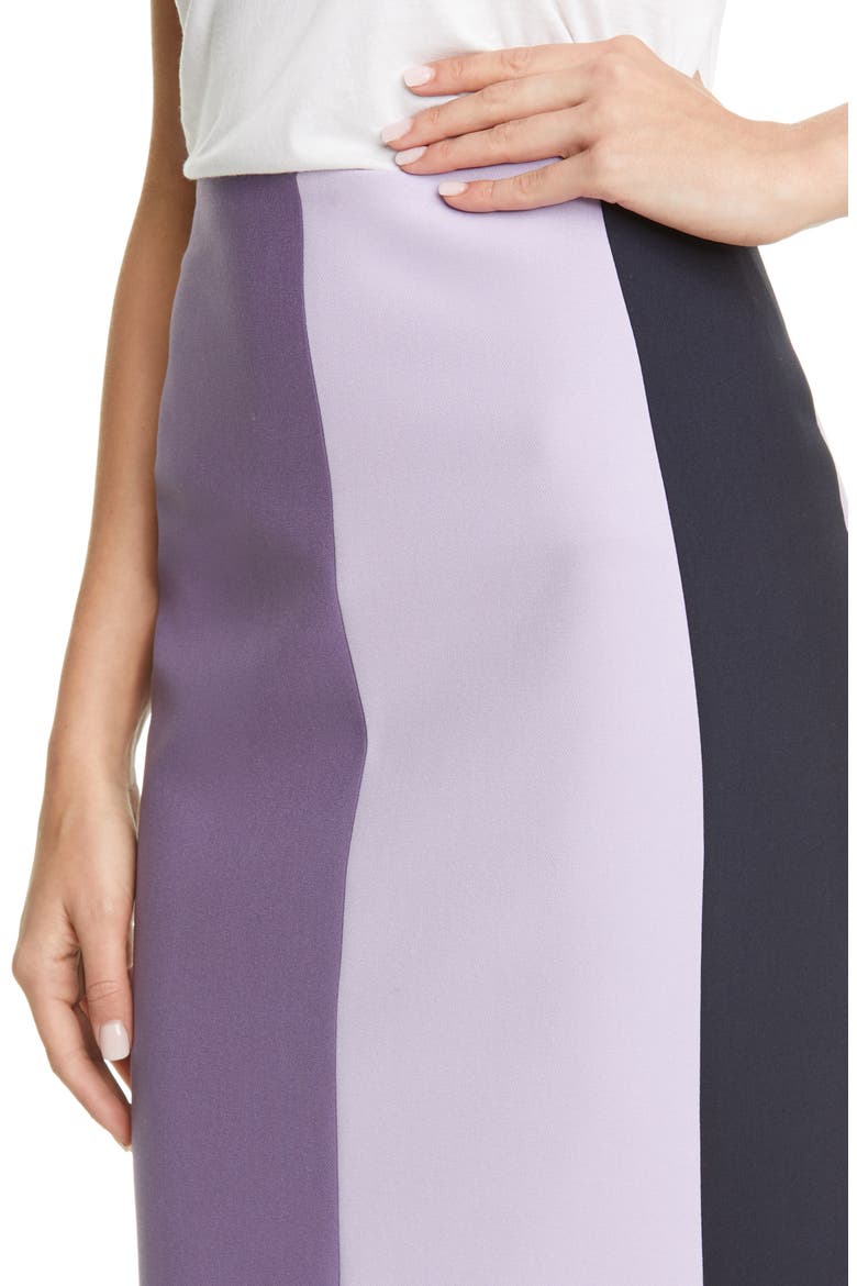 Volobus Colorblock Pencil Skirt, Alternate, color, MAUVE
