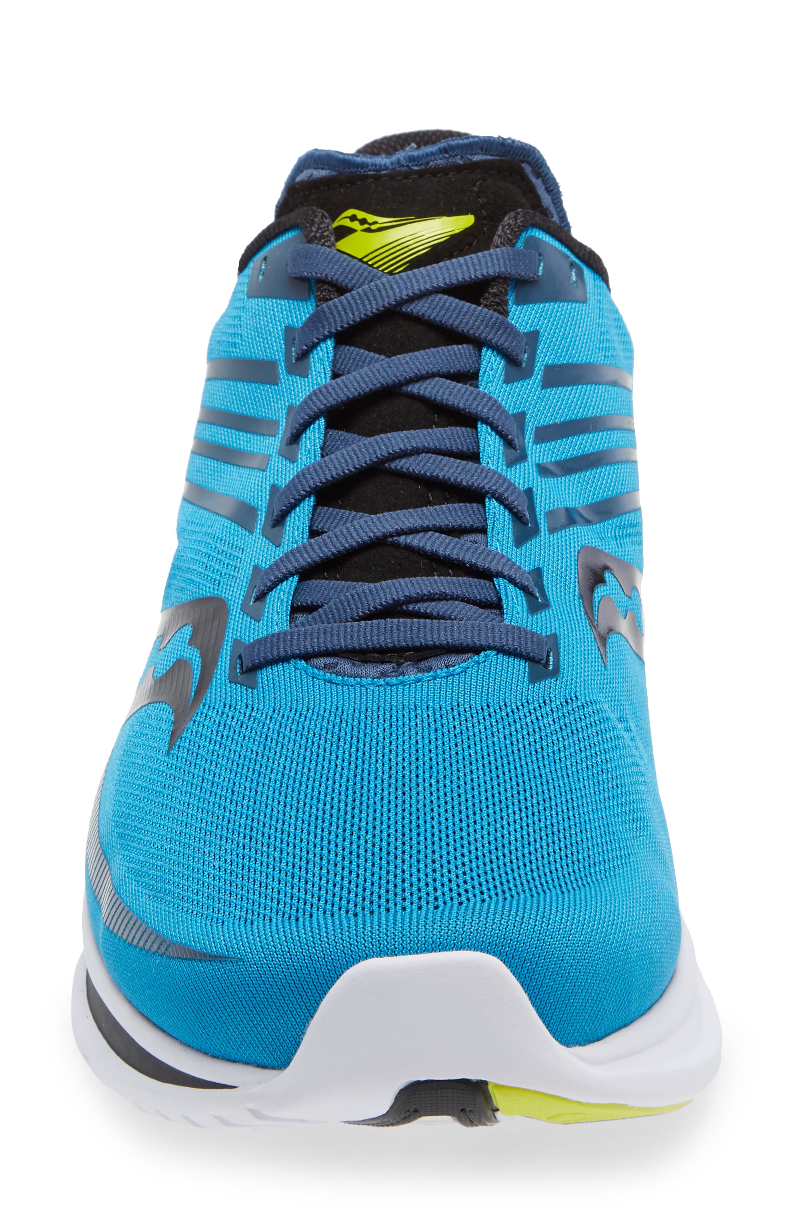 Kinvara 12 Running Shoe, Alternate, color, COBALT/ CITRUS