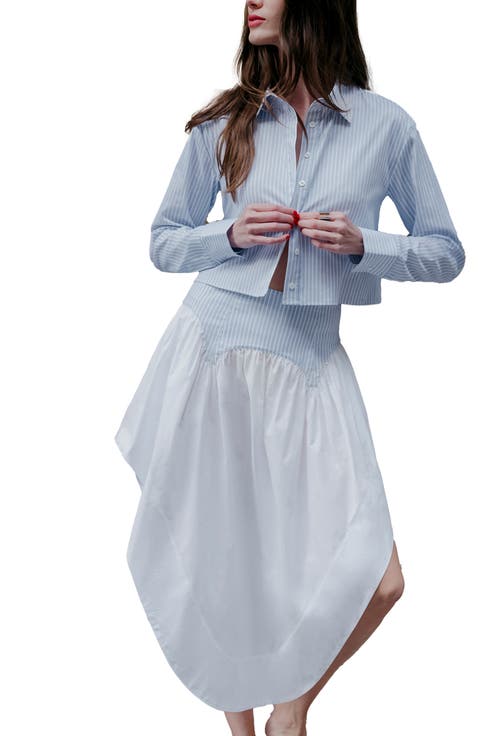 Poplin Garter Skirt