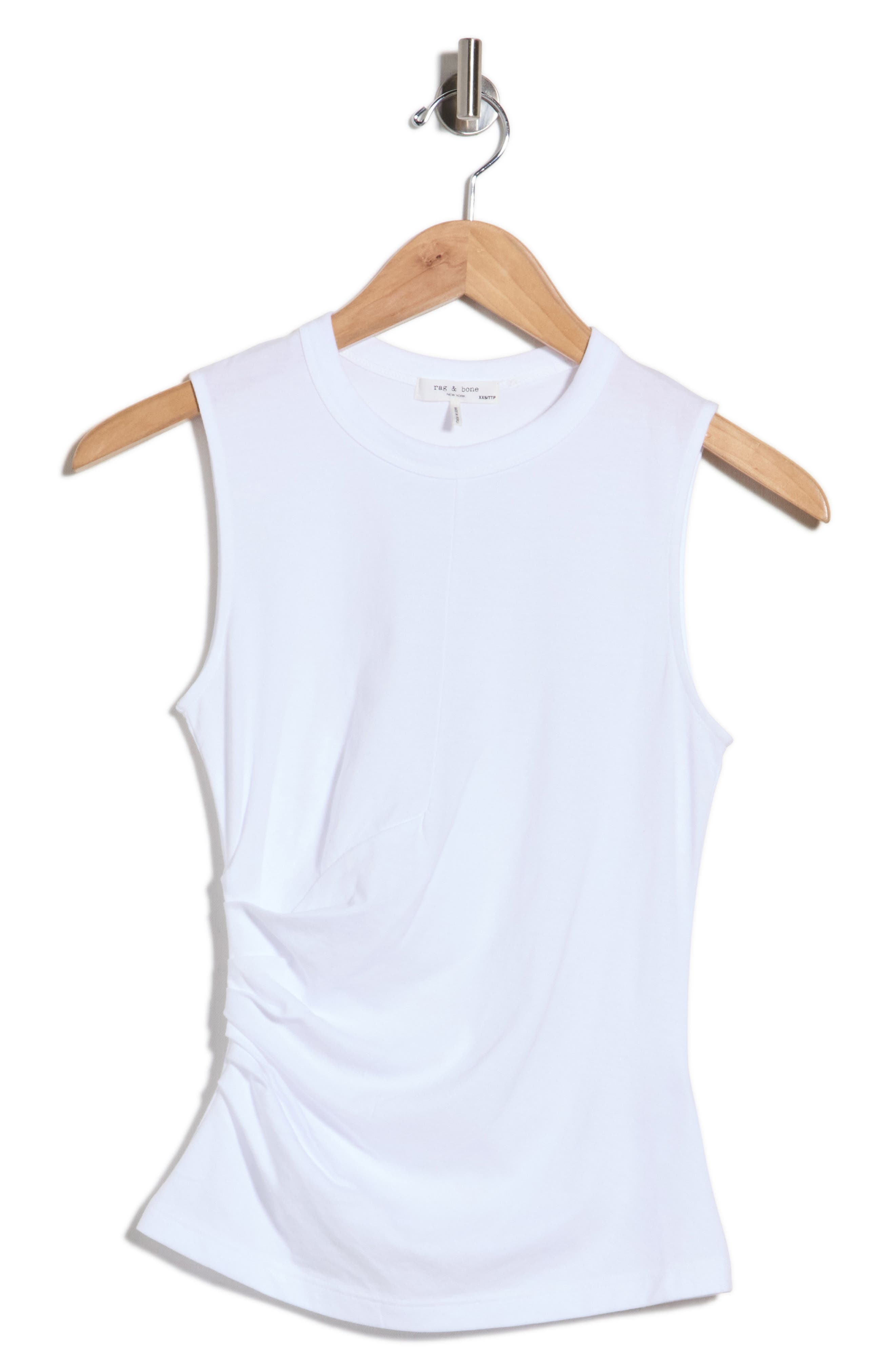 Mica Faux Wrap Jersey Tank