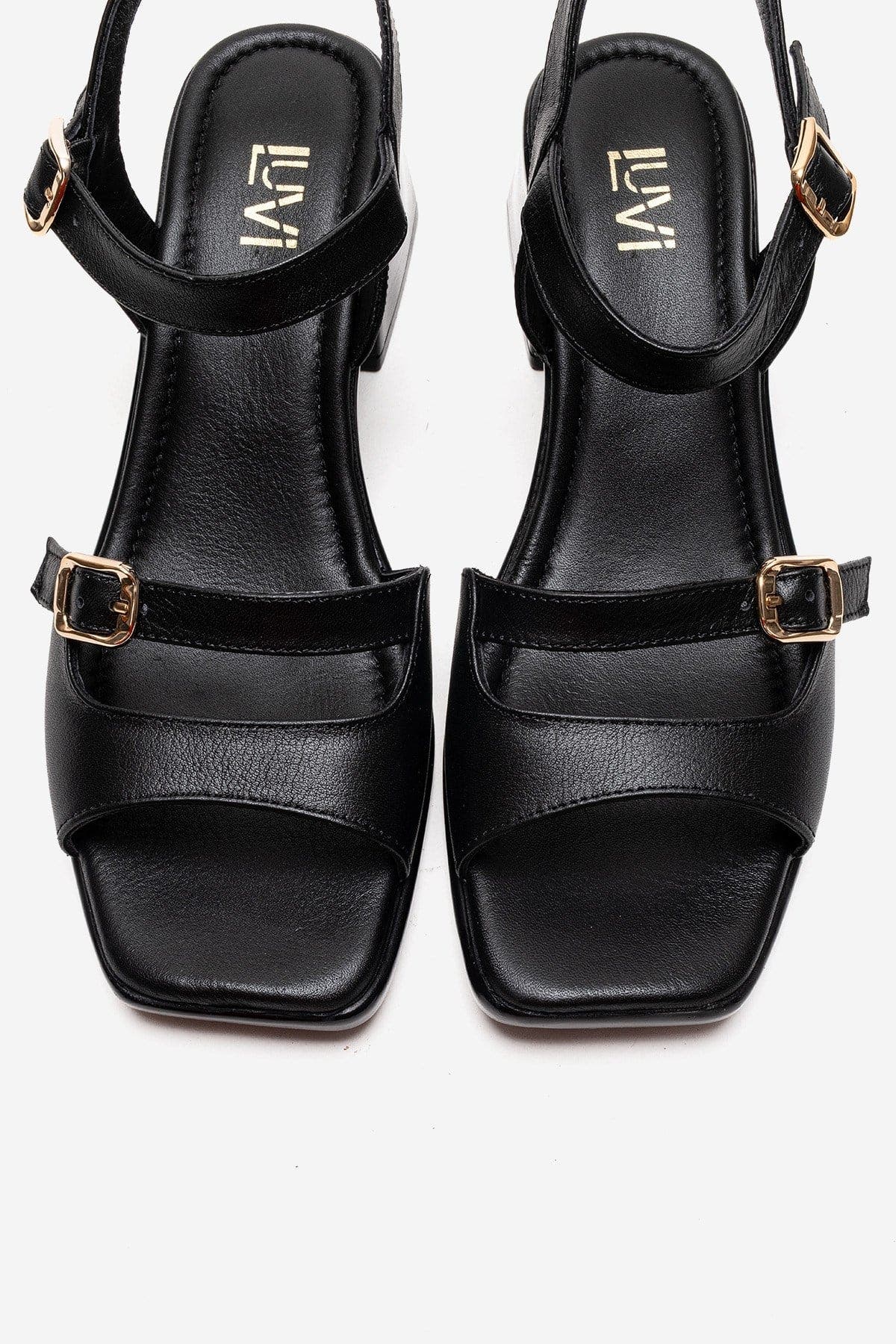 Forever & Always Shoes Yolen Leather Block Heel Sandal, Alternate, color, 