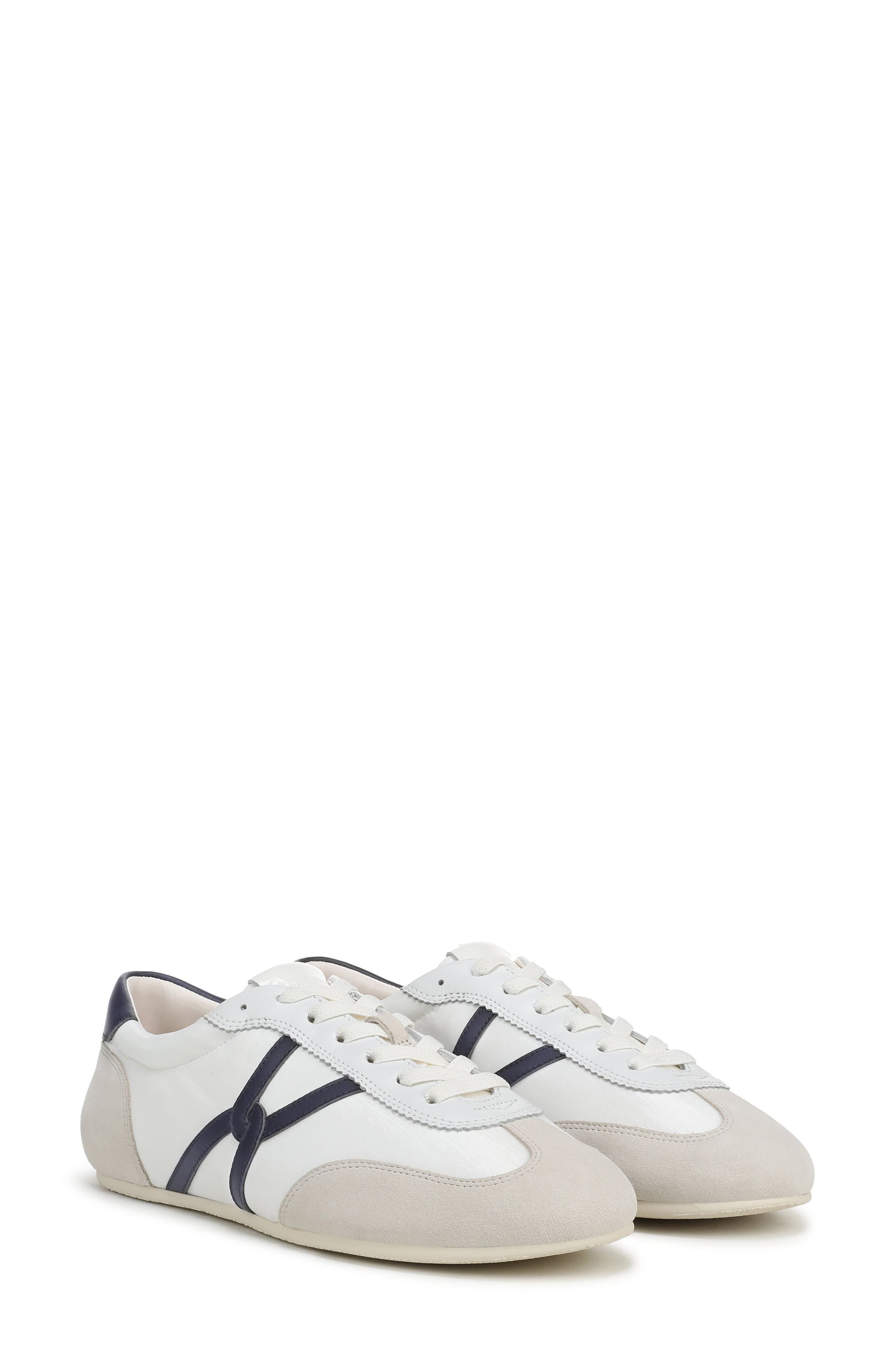 Veronica Beard Riviera Sneaker, Main, color, Coconut/ Navy
