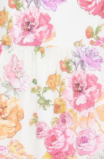 Elia Floral Stretch Cotton Blend Corset Sundress