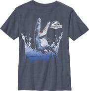 JURASSIC WORLD Boy's Jurassic World Mosasaurus Show Graphic Tee
