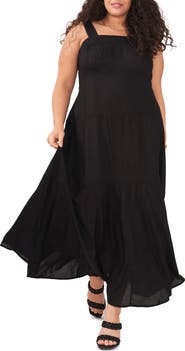 Vince Camuto Sleeveless Tiered Maxi Dress