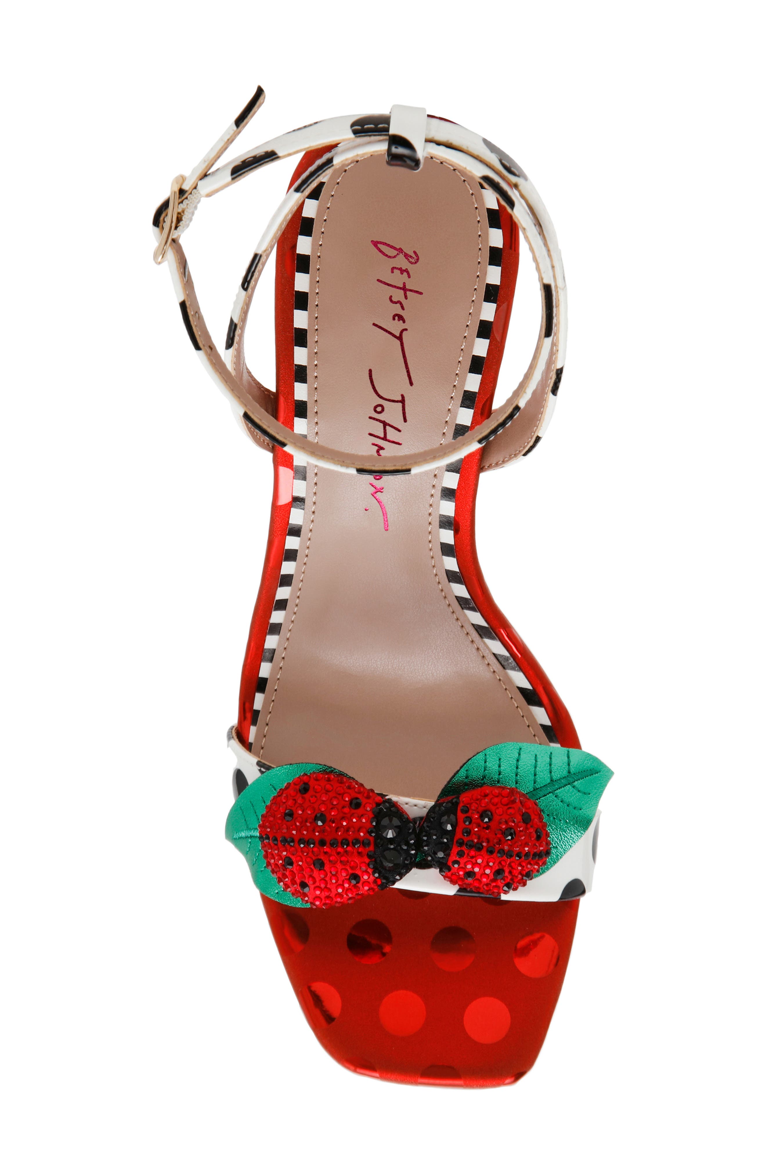 Betsey Johnson Lolla Ankle Strap Sandal, Alternate, color, 