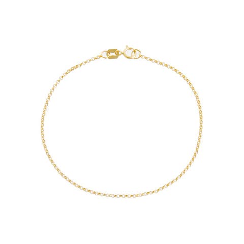 Rolo Chain Bracelet 14K