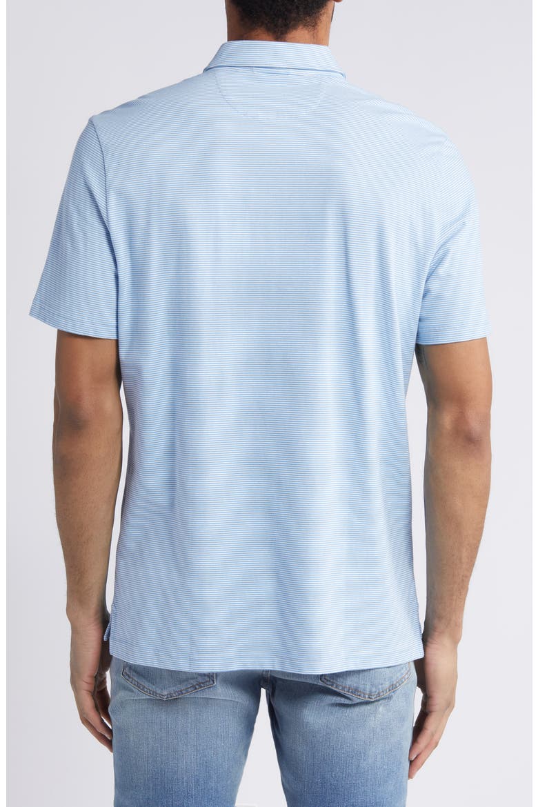 Movement Stripe Piqué Polo, Alternate, color, CLEAN LAKE FEEDER