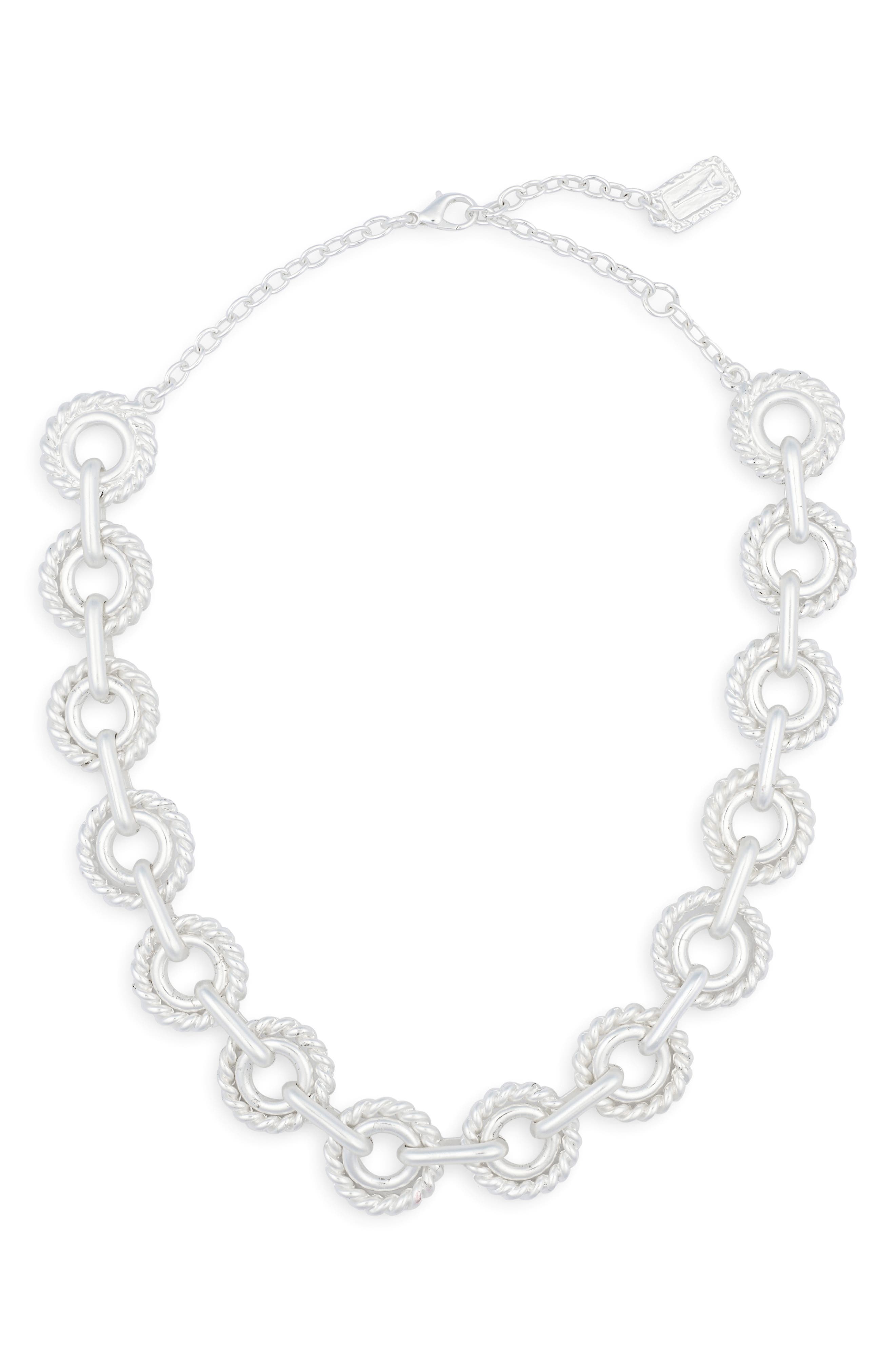 Karine Sultan Polished Circle Collar Necklace