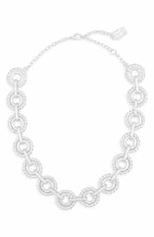 Karine Sultan Polished Circle Collar Necklace