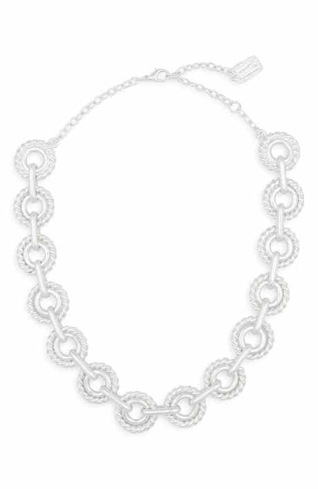 Karine Sultan Polished Circle Collar Necklace