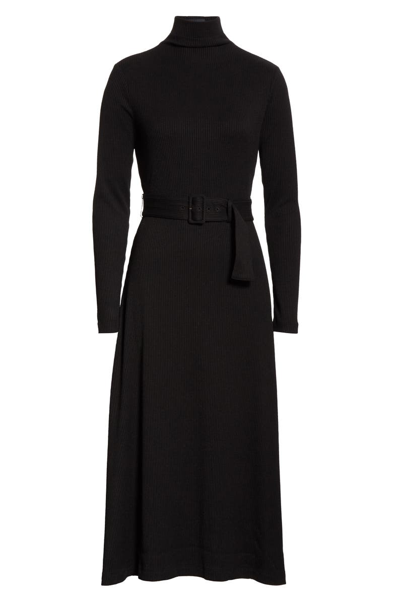 Club Monaco Melissah Knit Long Sleeve Midi Dress, Alternate, color,