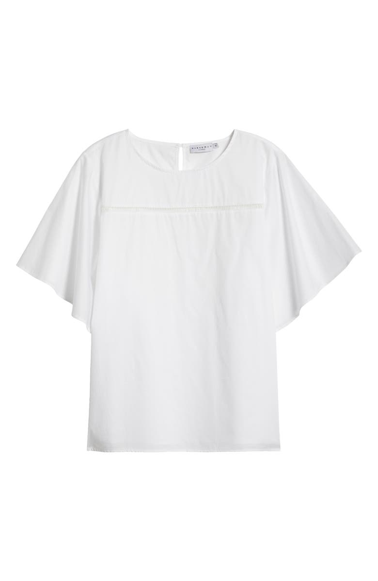 HARSHMAN Zinnia Ladder Trim Cotton Top, Alternate, color, 