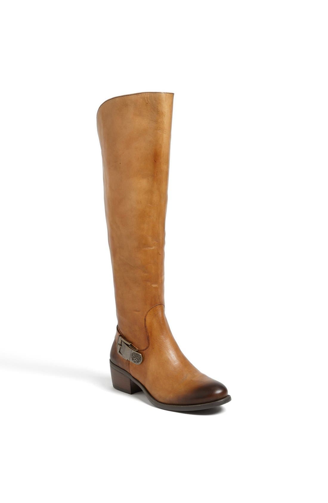 'Bedina' Over the Knee Boot, Main, color, BROWN
