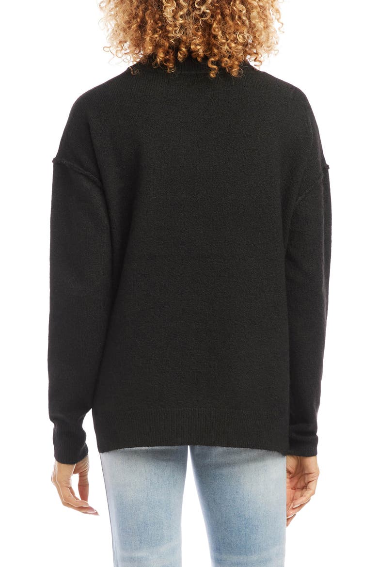 Turtleneck Sweater, Alternate, color, BLACK